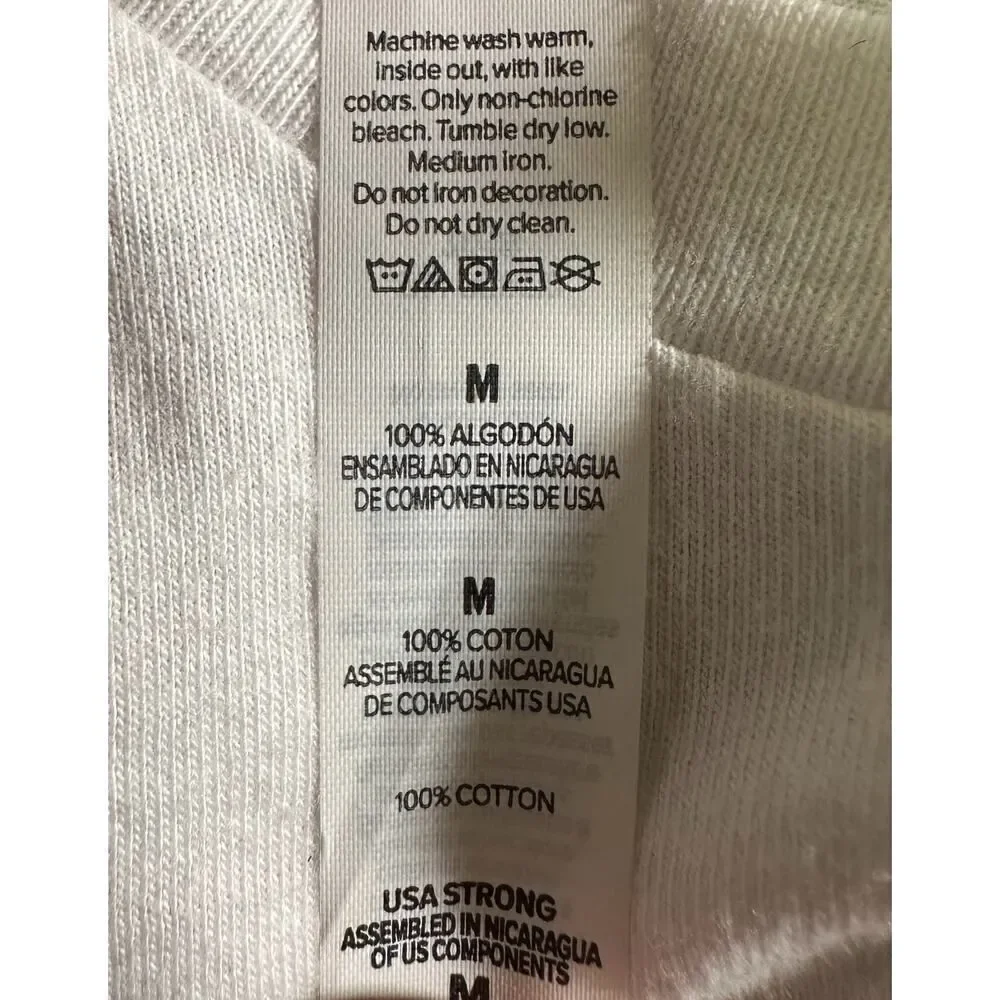 Bush Girls You In Control Razorblade Shirt Size Medium White - Picture 8 of 9